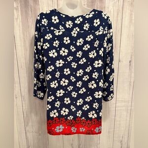 VIVANTE floral women swim cover up top /size S